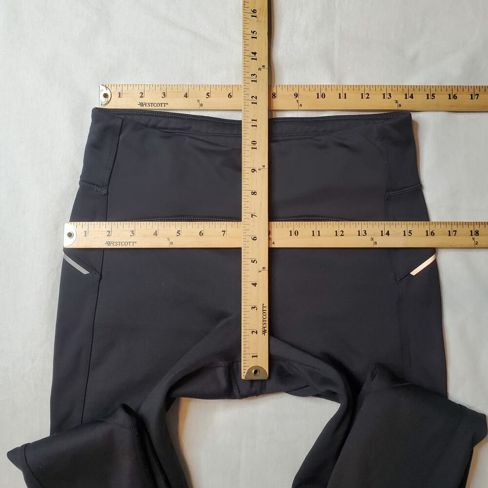 Athleta Women's Size M Power Lift Thermal Fleece Legging Black 243099 - Picture 2 of 9